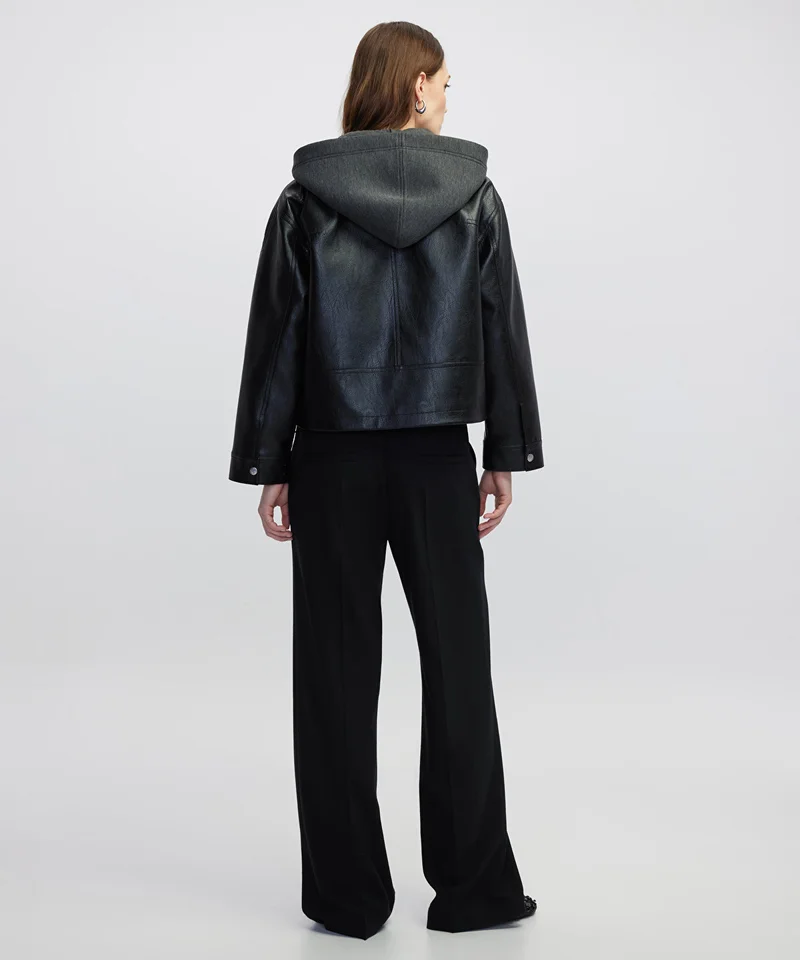 Ipekyol  Mixed Media Color-Block Coat for Women | Best Price UAE